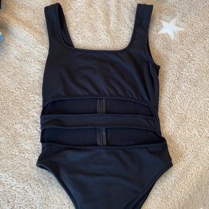 Size medium black bodysuit